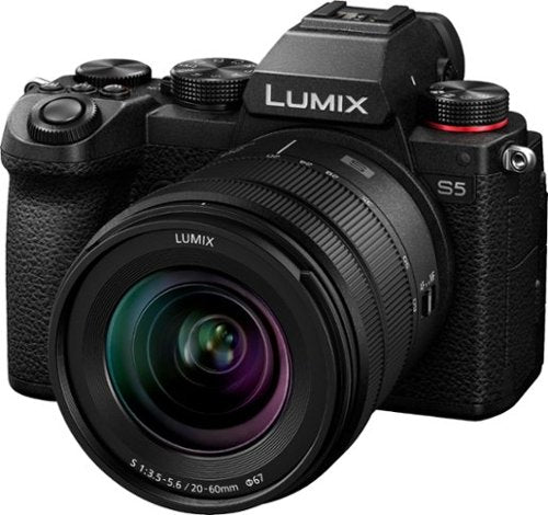 Panasonic - LUMIX S5 Mirrorless Full Frame Camera Body with 20-60mm F3.5-5.6 Lens - DC-S5KK - Black