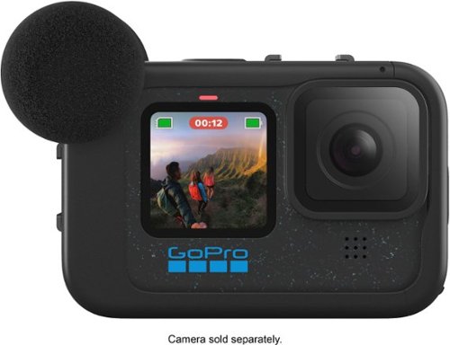 GoPro - Media Mod Compatible with HERO13 Black/HERO12 Black/HERO11 Black/HERO10 Black/HERO9 Black - Black