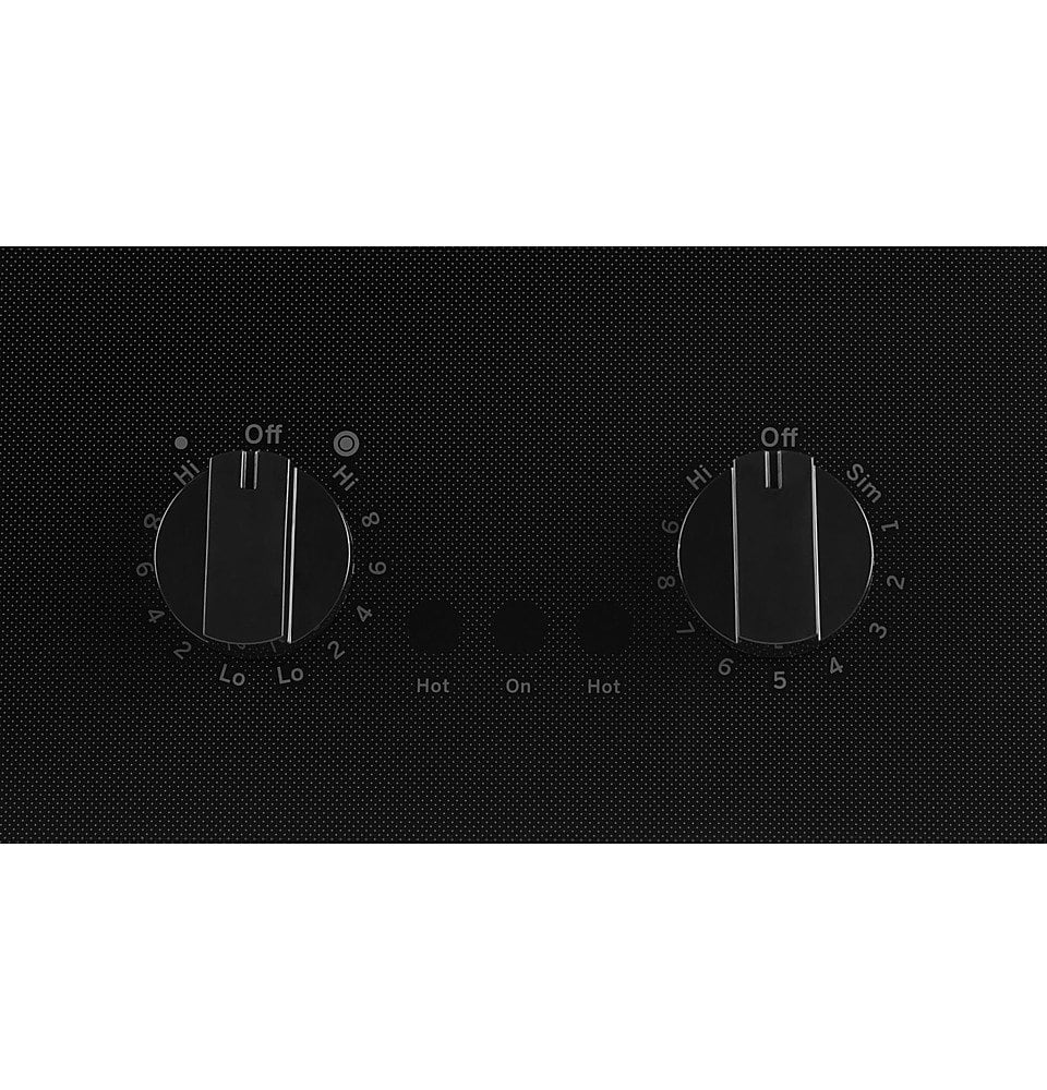 GE - 21" Built-In Electric Cooktop - Black