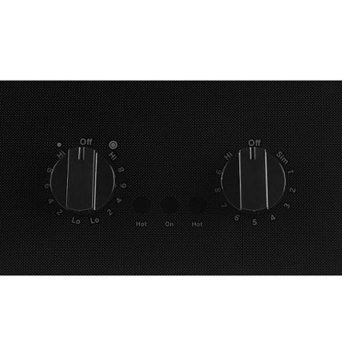 GE - 21" Built-In Electric Cooktop - Black
