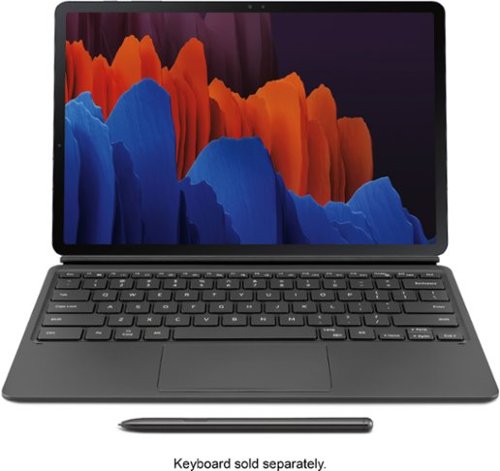 Samsung - Geek Squad Refurbished Good - Galaxy Tab S7 Plus 12.4” 128GB With S Pen Wi-Fi Verizon 5G - Mystic Black