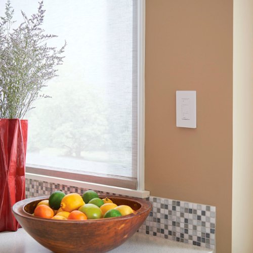 Lutron - Caseta Smart Dimmer Switch 3-Way Kit with Remote (2 Points of Control) - White