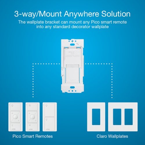 Lutron - Caseta Smart Dimmer Switch 3-Way Kit with Remote (2 Points of Control) - White