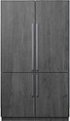 Dacor - 42 in. Wide 23.5 Cu Ft 4-Door Flex French Door Built In Refrigerator with FreshZone Drawer and Precise Cooling - Custom Panel Ready