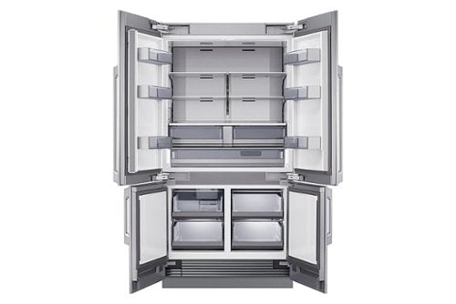 Dacor - 42 in. Wide 23.5 Cu Ft 4-Door Flex French Door Built In Refrigerator with FreshZone Drawer and Precise Cooling - Custom Panel Ready