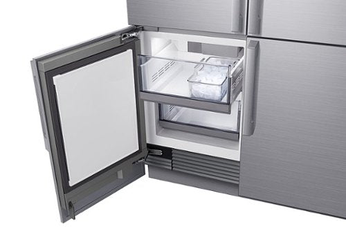 Dacor - 42 in. Wide 23.5 Cu Ft 4-Door Flex French Door Built In Refrigerator with FreshZone Drawer and Precise Cooling - Custom Panel Ready