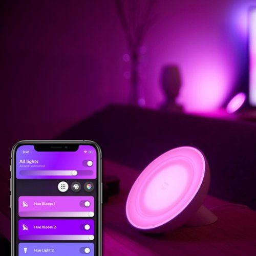 Philips - Hue Bloom Table Lamp - White and Color Ambiance