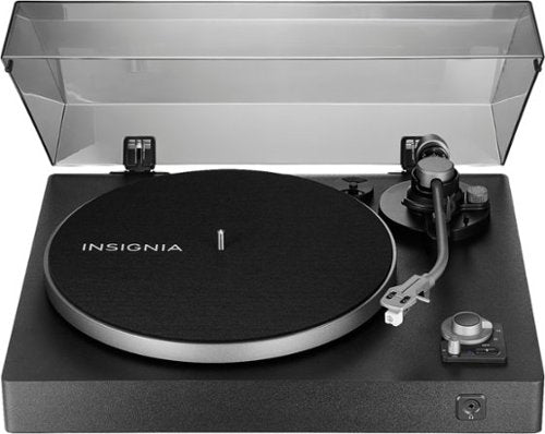 Insignia™ - Bluetooth Stereo Turntable - Black