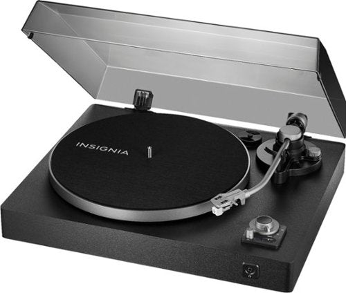 Insignia™ - Bluetooth Stereo Turntable - Black