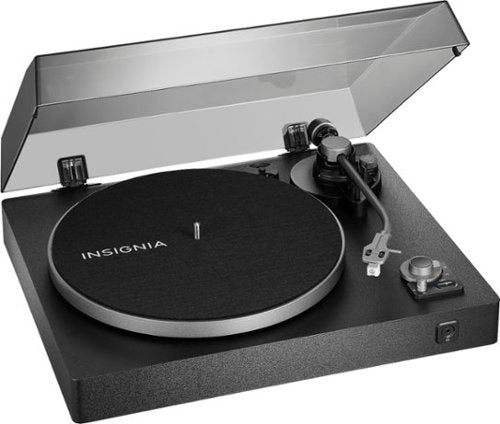 Insignia™ - Bluetooth Stereo Turntable - Black