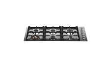 Bertazzoni - 6 Burner 36'' Drop in Gas Cooktop - Stainless Steel