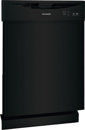 Frigidaire - 24" Front Control Built-In Dishwasher with Energy Saver Dry, 62dba - Black
