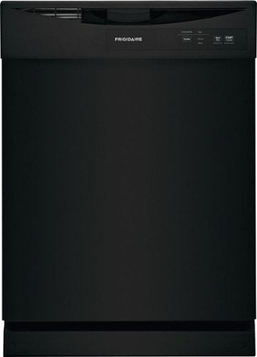 Frigidaire - 24" Front Control Built-In Dishwasher with Energy Saver Dry, 62dba - Black