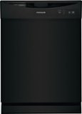Frigidaire - 24" Front Control Built-In Dishwasher with Energy Saver Dry, 62dba - Black