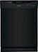 Frigidaire - 24" Front Control Built-In Dishwasher with Energy Saver Dry, 62dba - Black