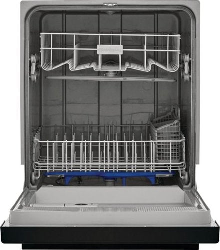 Frigidaire - 24" Front Control Built-In Dishwasher with Energy Saver Dry, 62dba - Black