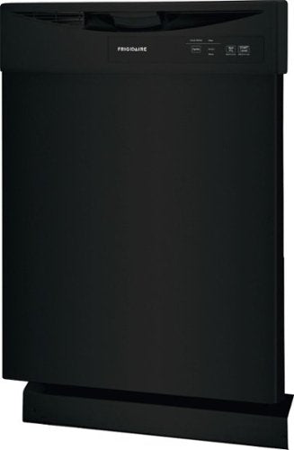 Frigidaire - 24" Front Control Built-In Dishwasher with Energy Saver Dry, 62dba - Black