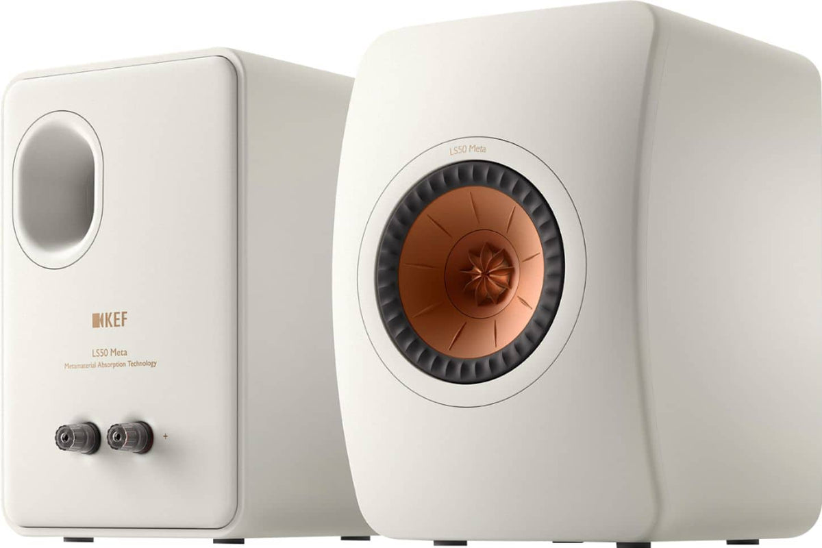 KEF - LS50 Meta Bookshelf Speakers (Pair) - White