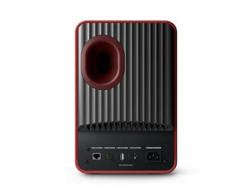 KEF - LS50 WIRELESS II Bookshelf Speakers (Pair) - Red