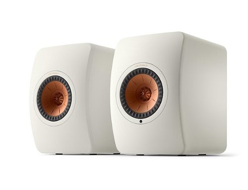KEF - LS50 WIRELESS II Bookshelf Speakers (Pair) - White