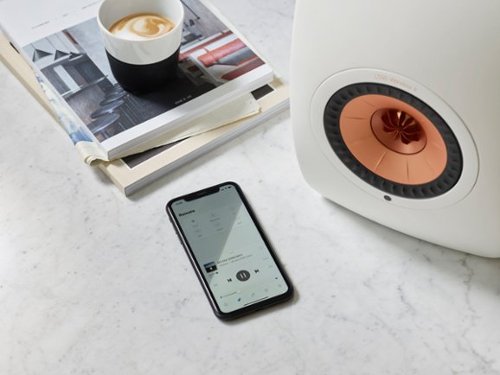 KEF - LS50 WIRELESS II Bookshelf Speakers (Pair) - White