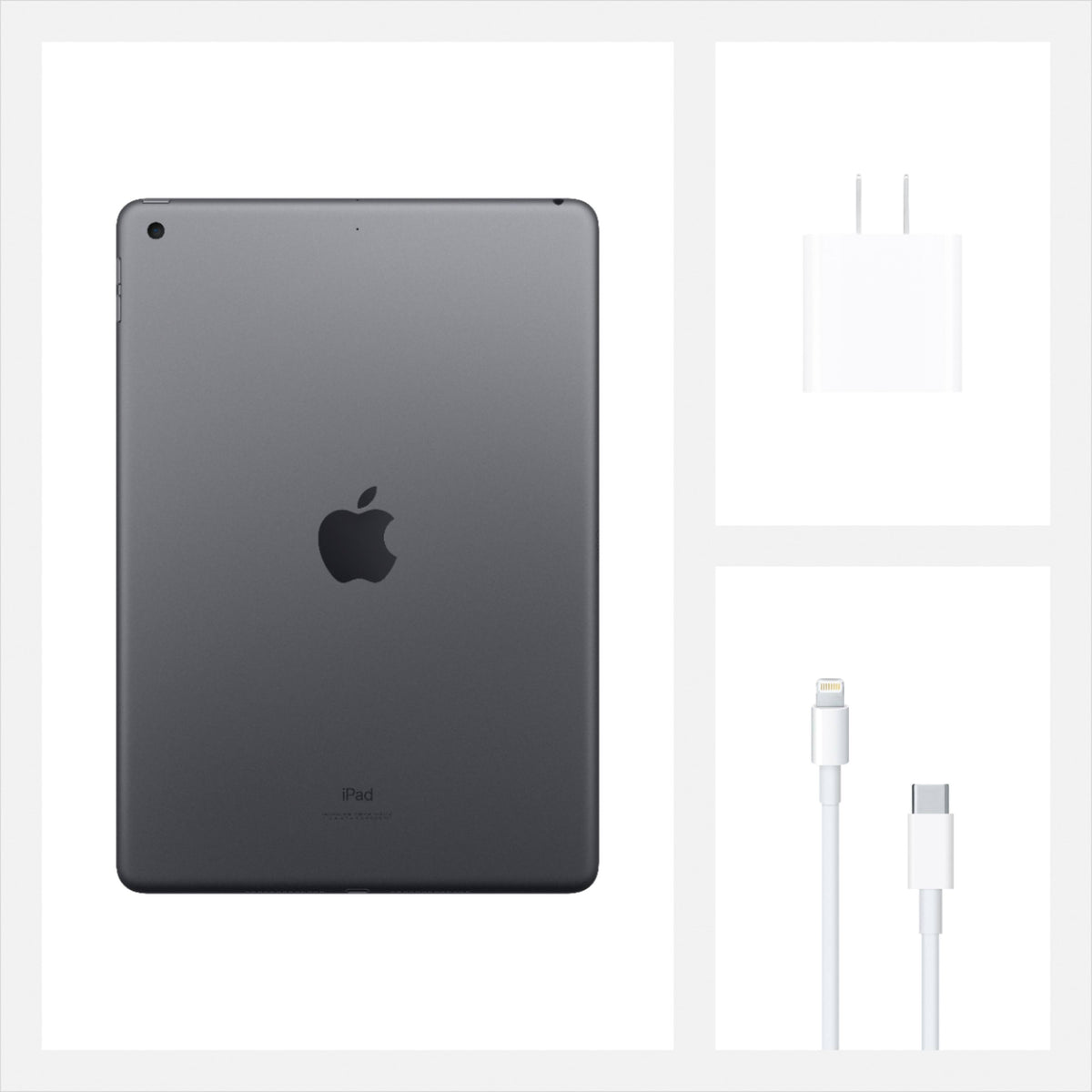 Apple - Geek Squad Certified Refurbished 10.2-Inch iPad with Wi-Fi - 128GB - Space Gray