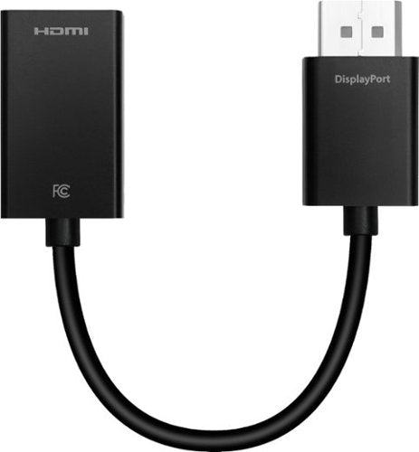 Best Buy essentials™ - DisplayPort to HDMI Adapter - Black