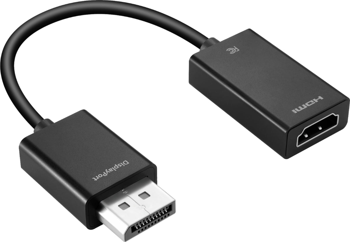 Best Buy essentials™ - DisplayPort to HDMI Adapter - Black