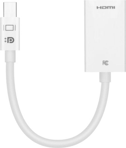 Best Buy essentials™ - Mini DisplayPort to HDMI Adapter - White