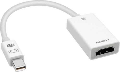 Best Buy essentials™ - Mini DisplayPort to HDMI Adapter - White