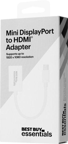 Best Buy essentials™ - Mini DisplayPort to HDMI Adapter - White