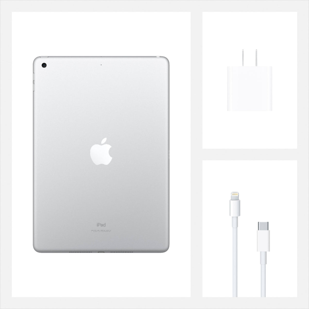 Apple - Geek Squad Certified Refurbished 10.2-Inch iPad with Wi-Fi - 128GB - Silver