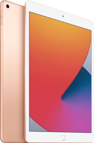 Apple - Geek Squad Certified Refurbished 10.2-Inch iPad with Wi-Fi - 128GB - Gold