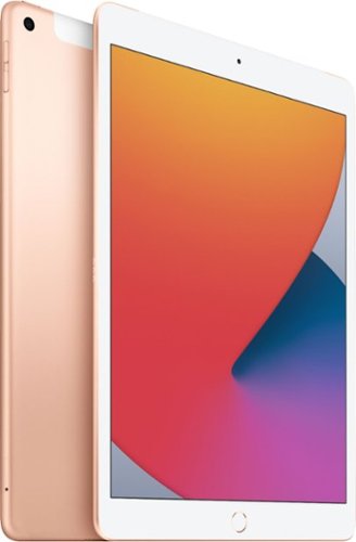 Apple - Geek Squad Certified Refurbished 10.2-Inch iPad with Wi-Fi + Cellular - 32GB (Unlocked) - Gold