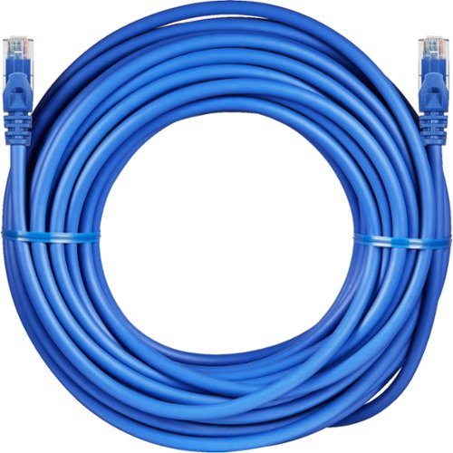 Best Buy essentials™ - 50' Cat-6 Ethernet Cable - Blue