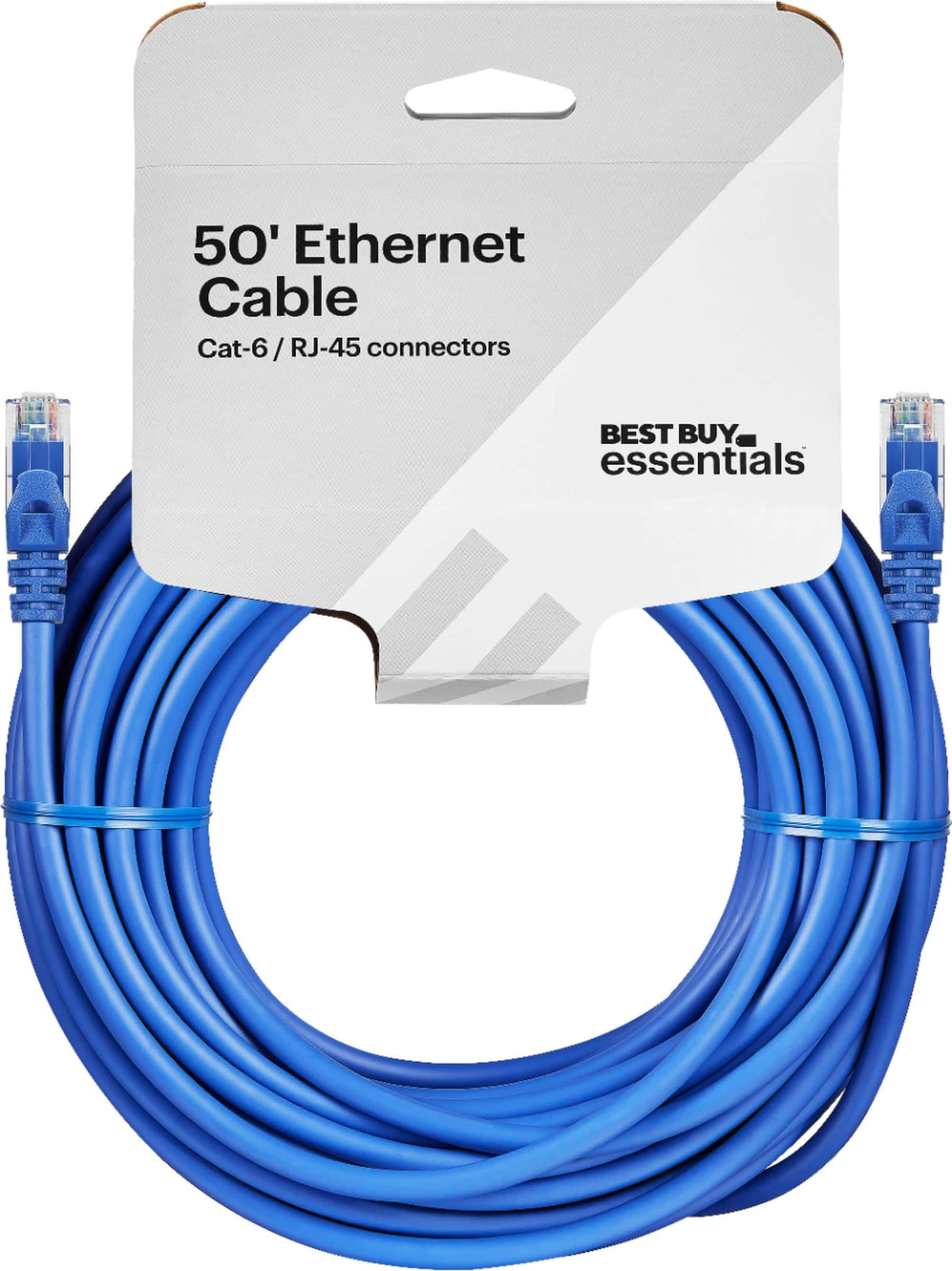 Best Buy essentials™ - 50' Cat-6 Ethernet Cable - Blue