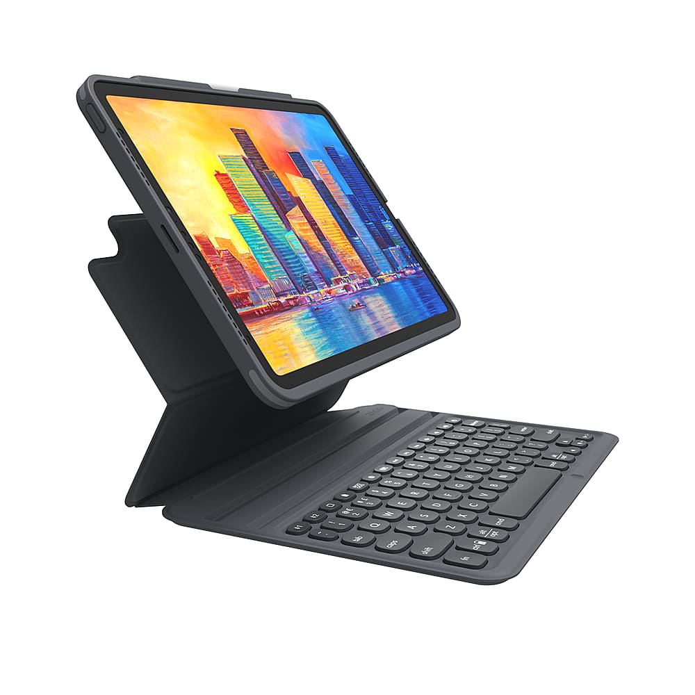 ZAGG - Pro Keys Wireless Keyboard & Detachable Case for Apple iPad Air 11" (M4, iPad Air 10.9" (Gen 5, 4), M3, M2) - Black