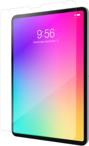 ZAGG - InvisibleShield Glass Elite VisionGuard+ Blue Light Screen Protector for Apple iPad Pro 12.9" (Gen 6, 5, 4, 3) - Clear