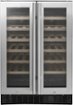 Insignia™ - Dual Zone Wine and Beverage Cooler with Glass Doors - Stainless Steel
