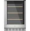 GE Profile - 155-Can Beverage Cooler - Stainless Steel