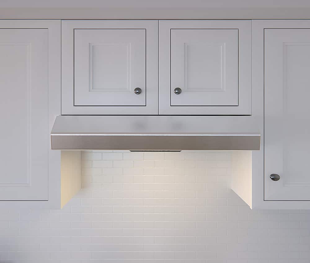 Zephyr - 36 inches - Convertible - Under cabinet Range Hood - Matte White