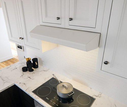 Zephyr - 24 inches - Convertible - Under cabinet Range Hood - Matte White