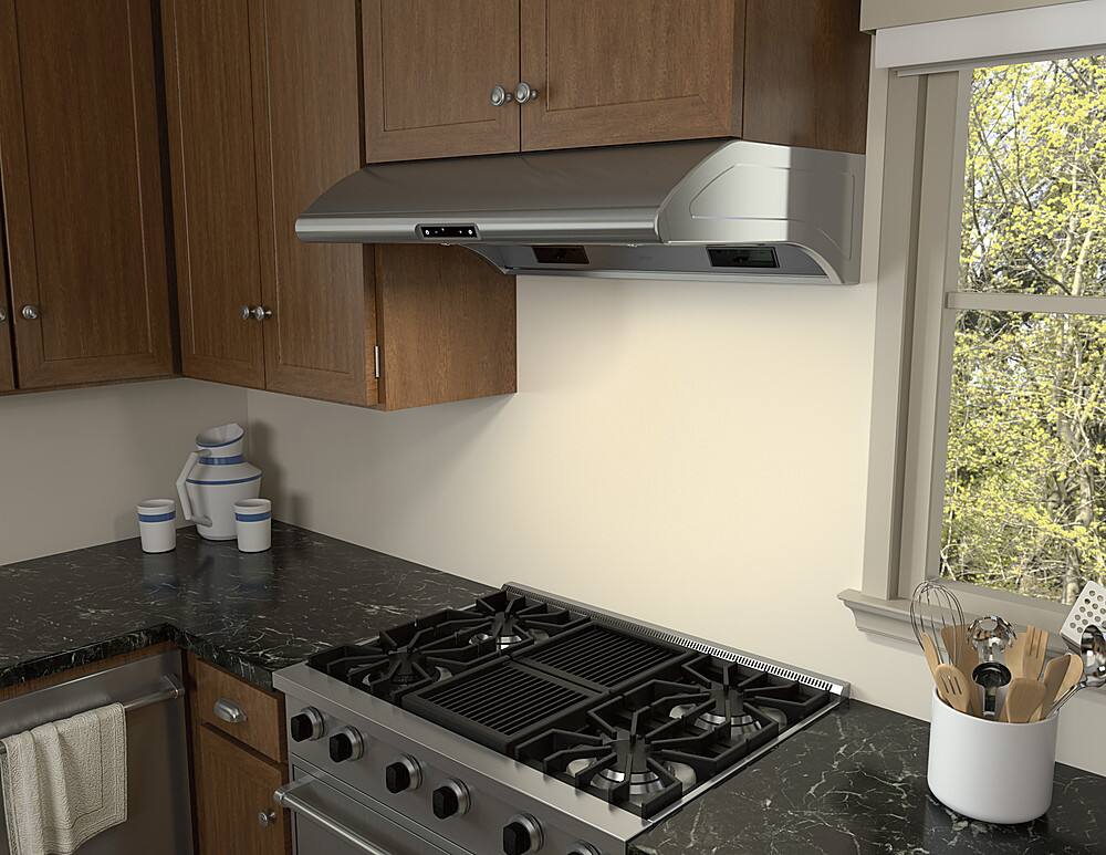 Zephyr - 48 inches - Externally Vented - Under cabinet Range Hood - Stainless Steel