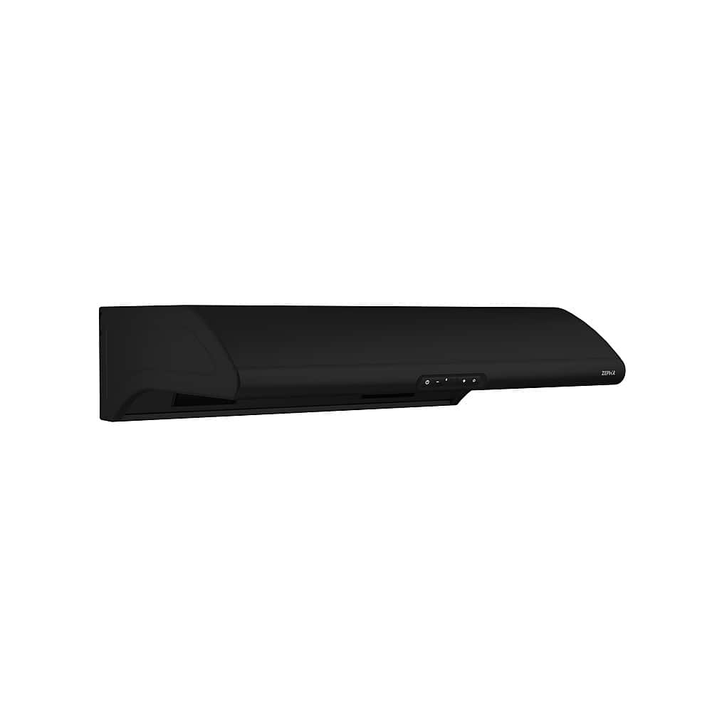 Zephyr - 36 inches - Externally Vented - Under cabinet Range Hood - Black