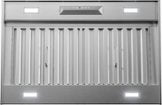 Zephyr - 36 inches - Externally Vented - Range Hood Insert - Stainless Steel