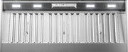 Zephyr - 48 inches - Externally Vented - Range Hood Insert - Stainless Steel