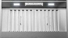 Zephyr - 36 inches - Externally Vented - Range Hood Insert - Stainless Steel