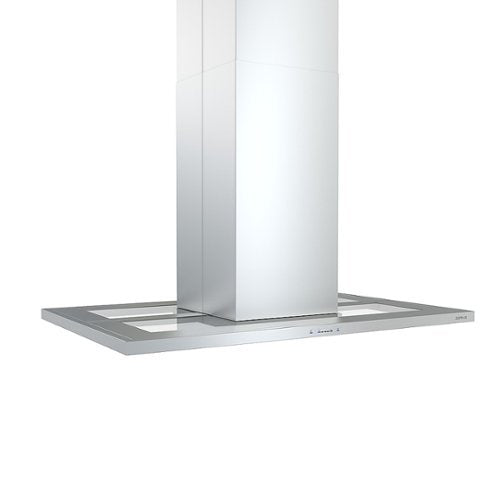 Zephyr - 42 inches - Convertible - Island Range Hood - Stainless Steel