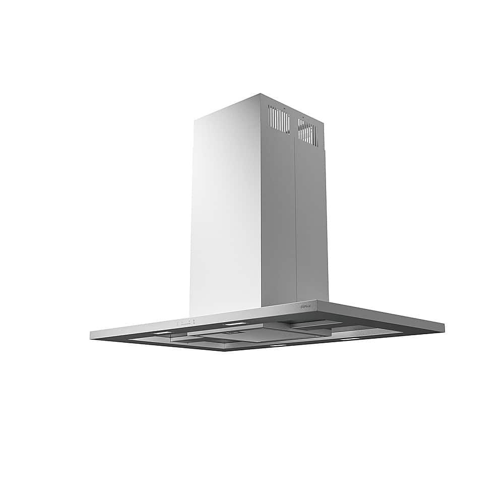 Zephyr - 42 inches - Convertible - Island Range Hood - Stainless Steel