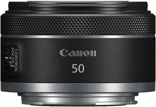 Canon - RF50mm F1.8 STM Standard Prime Lens for EOS R-Series Cameras - Black